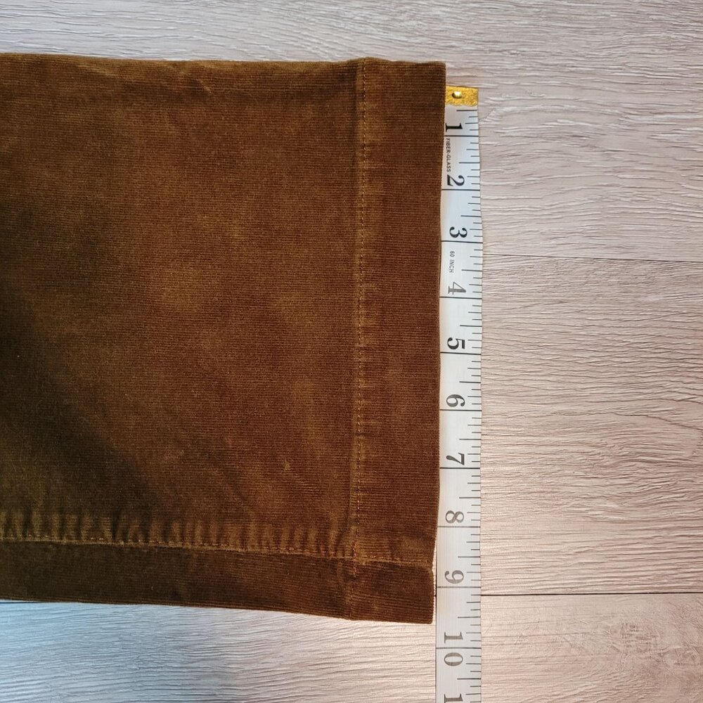 Talbots Jeans 10 P Velveteen Corduroy Flare Flawless 5 Pocket Mid Rise Western - Picture 8 of 9